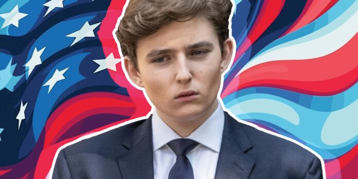 Barron Trump made his first rally appearance—and MAGA obsessives are already plotting a 2044 run