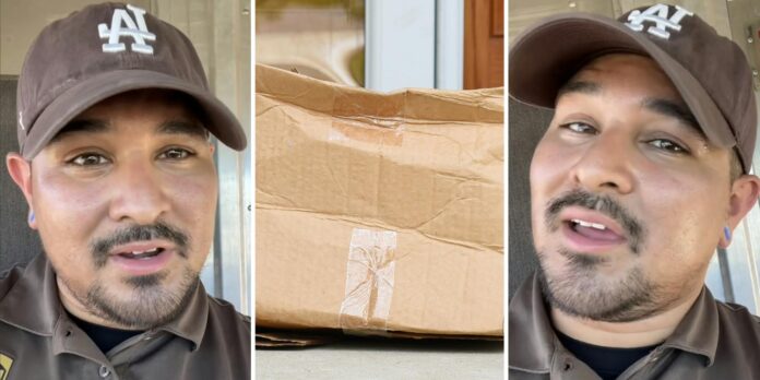 ‘I tell all my customers’: Delivery driver shares why damaged boxes are sometimes a good thing