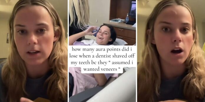 ‘My teeth were literally shaved off’: Woman says dentist assumed she wanted veneers, shaved down her real teeth without consent