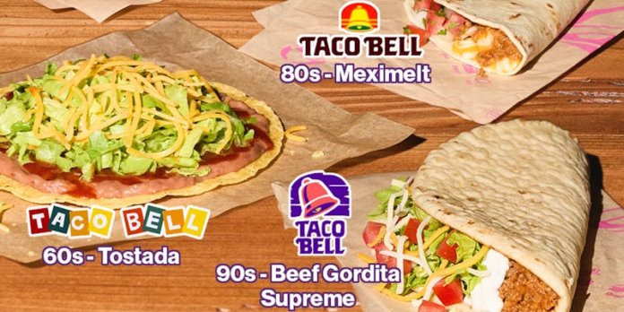 Everything we know about the Taco Bell Through the Decades menu