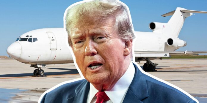 Trump’s jet malfunctioned—its replacement appears to have been owned by Jeffrey Epstein