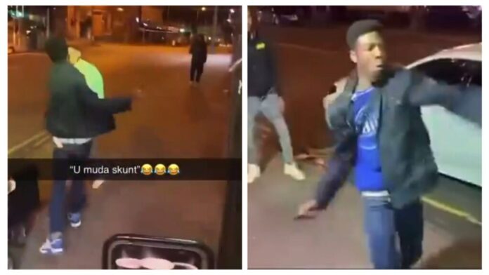 VIDEO: Camera man screaming NECK SHOT as black guy stabbed a man in the neck pushing a baby in a pram and his dog in West Mids, Birmingham on WhatsApp story