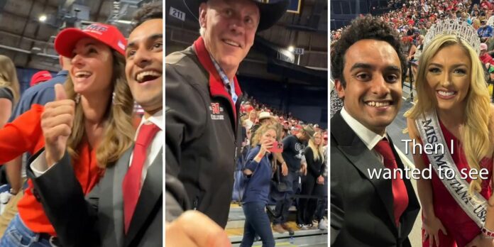 Vivek Ramaswamy-looking influencer dupes politicos, supporters at Trump rally