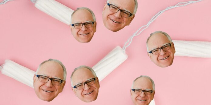 Why are Trump fans photoshopping Tim Walz’s face onto tampons?