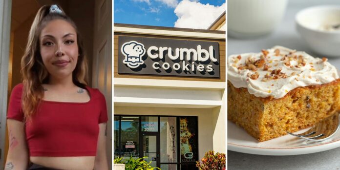 ‘Crumbl, is this what we doing?’: Customer orders the new Pumpkin Square cake. Why does it look unsafe to eat?