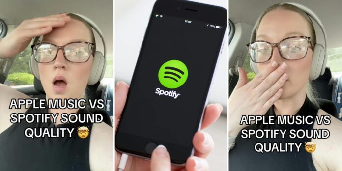 ‘I almost just blew my eardrums out’: Woman compares Apple Music to Spotify sound quality—she can’t believe what she discovers