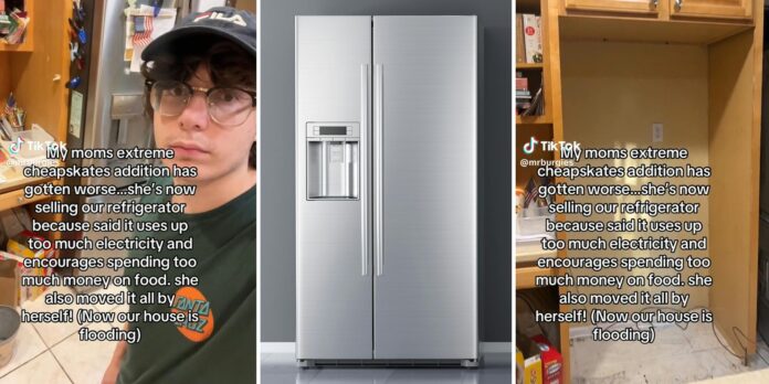 ‘I think it’ll cost more to repair the water damage’: Homeowner removed refrigerator to save on electric bill