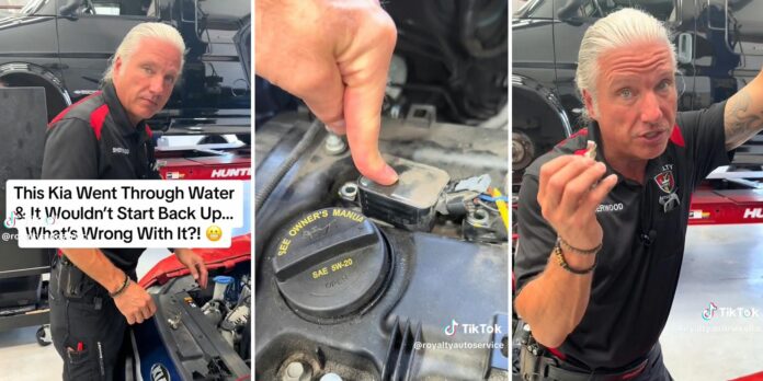 ‘It did not shut off when he ran through the water’: Mechanic says man’s 2020 Kia came in with unexpected problem after driving over water