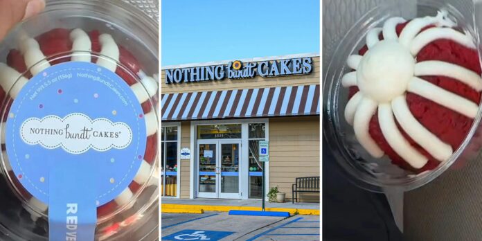 ‘My first time in life ever being charged for a SPOON’: Woman wants to eat her red velvet Nothing Bundt Cakes in the car. There’s just one issue