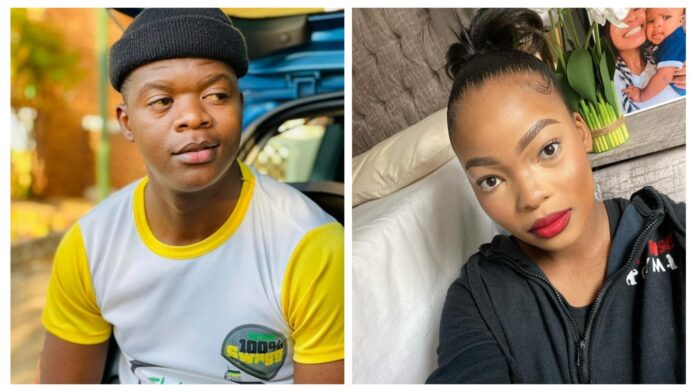 PHOTO: Bongiieh M Bongiphiwe is the secret girlfriend of Simphiwe Methula who he is cheating on his babymama, Celine Shabalala, with on TikTok