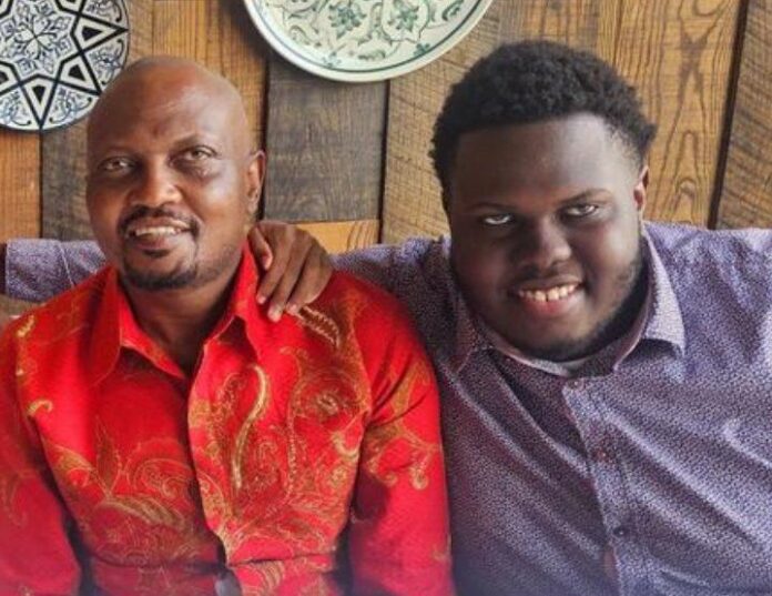 PHOTO: Moses Kuria’s first son is seen to be very fat as his picture goes viral