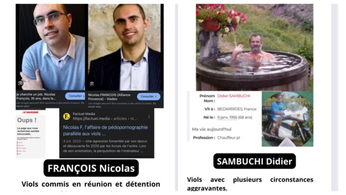 PHOTO: Pictures of EL FAHIRI Redouane and FRANÇOIS Nicolas, rapists, who raped Gisèle Pélicot Mazan with her husband permission go viral