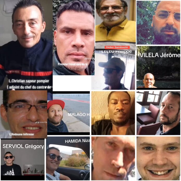 PHOTO: Pictures of Redouane Azougagh, Cyprien Culieras, Husamettin Dogan, Cyrille Delhille, Cedric Grassot, are rapists, who raped Gisèle Pélicot Mazan with her husband permission go viral