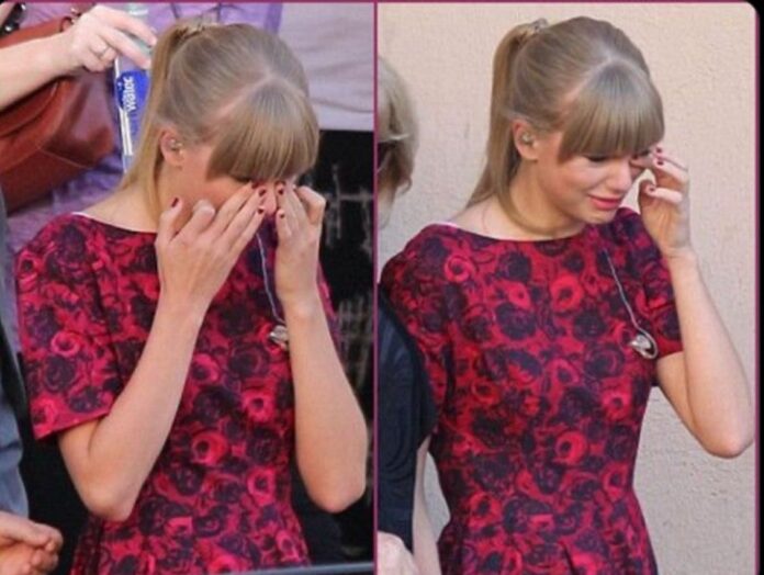 PHOTO: Report that Taylor Swift crying as she lost an estimated $150M dollars over the boycotting of her merchandise and memorabilia after she endorsed Kamala Harris for president is FAKE NEWS