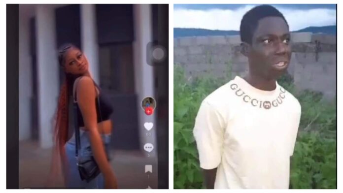 VIDEO: 100L male student, Jeremiah, killed a lady, Damilola, as he used her private parts for soap for money ritual at the back of NNPC fuel station in Felele, Lokoja