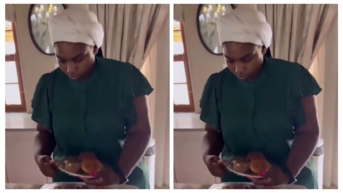 VIDEO: Laconco served Jacob Zuma fruits and snacks in dark room as she reconciled with him