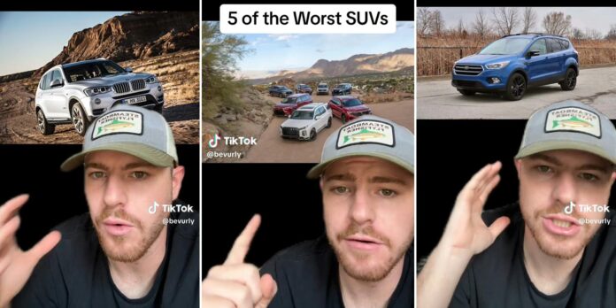 ‘And that’s why Monday I will be buying my third Honda CRV’: Expert shares his picks for the 5 worst SUVs he’d never buy