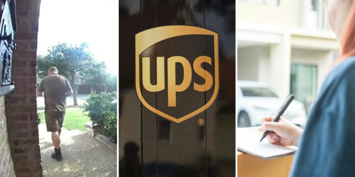 ‘Does he not know that everyone has a camera now?’: Customer issues warning to people who order packages that require signature after catching delivery worker