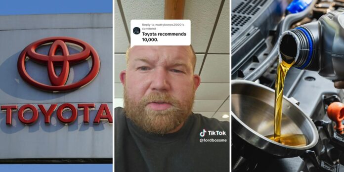 ‘Good business model!!!’: Are you getting scammed if you trust Toyota’s recommendation of an oil change every 10,000 miles? Mechanic weighs in