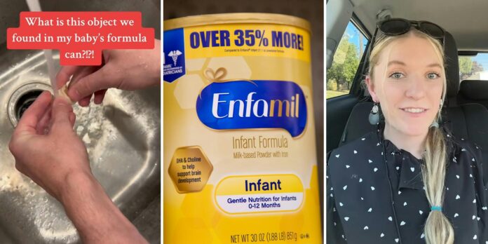 ‘I hope I can get some answers’: Mom buys new Enfamil formula. Then she notices something unusual inside the can