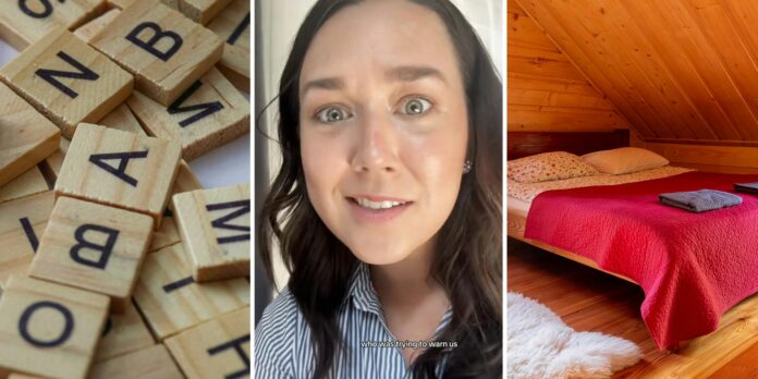 ‘I started packing my bags immediately’: Woman finds unusual Scrabble message after returning to Airbnb rental