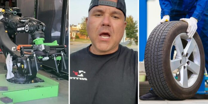 ‘I wanna see it do a Ford Fusion with the swollen lug nuts’: Arizona auto shop debuts Robotire to take off factory tires. Is this the future?