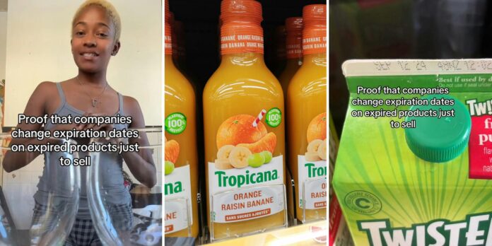 ‘I worked at Walmart they do this with EVERYTHING’: Customer says she caught Tropicana selling expired Twister juice as fresh