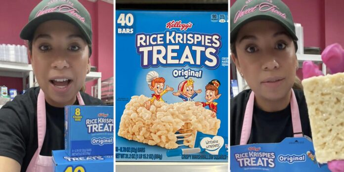 ‘Let’s open them up together’: Woman warns against the 40-pack of Kellogg’s Rice Krispies Treats