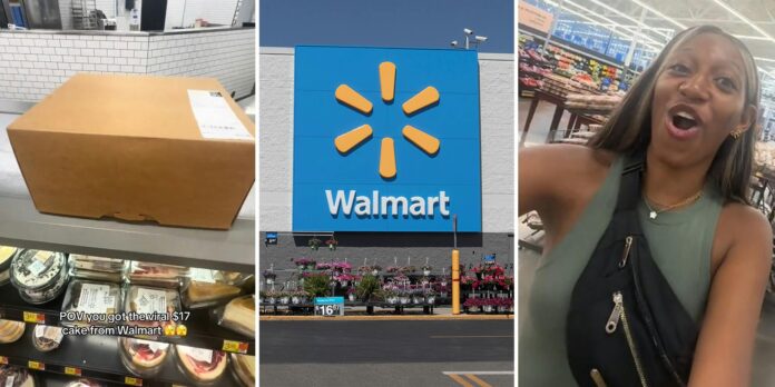 ‘Lmao I paid $125 I could’ve just went to Walmart?????’: Woman can’t believe the cake she gets at the Walmart bakery for $17