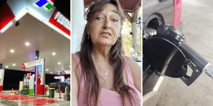 ‘They will come in after you leave’: Gas station customer issues warning after finding something suspicious inside gas nozzle