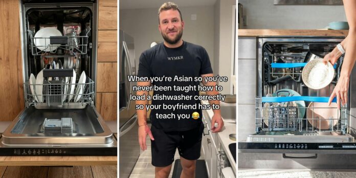 ‘U don’t put cups in the spikes???’: Man shares the right way to load a dishwasher