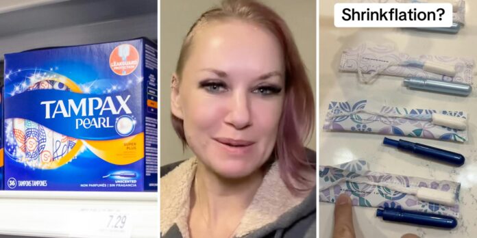 ‘You cannot tell me that this is not different’: Customer slams Tampax for ‘shameless’ change after comparing 2024 tampons with old ones