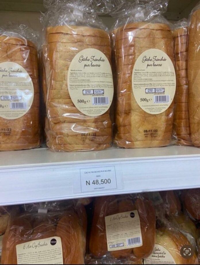 PHOTO: Outrage as Gâche Tranchée Pur Beurre 500G new price is N48,500 in Nigeria