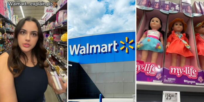 ‘They do this with the Bratz dolls too!’: Walmart shopper demands answers after noticing something unusual about $27 My Life As dolls