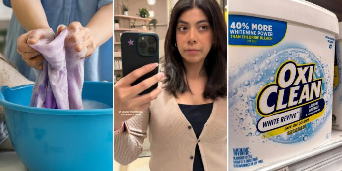 ‘You have successfully influenced me…to never thrift’: Woman warns you should always OxiClean any clothing from the thrift shop